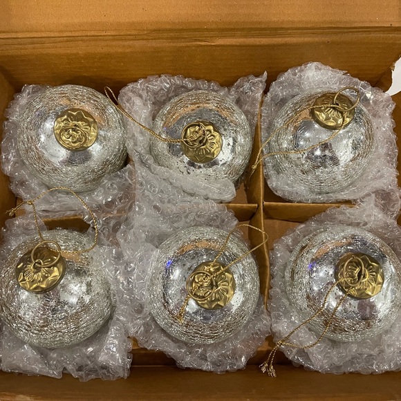 Restoration Hardware Other - Restoration hardware glass blown mercury ornaments. Preowned.